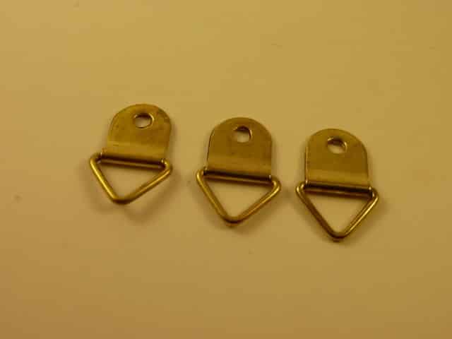 Brass Plated Picture Hooks (20 pieces)