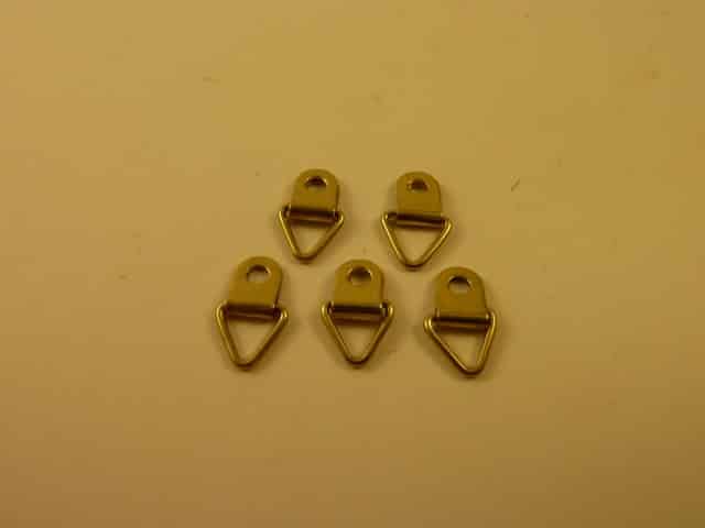 Brass Plated Picture Hooks (20 pieces)