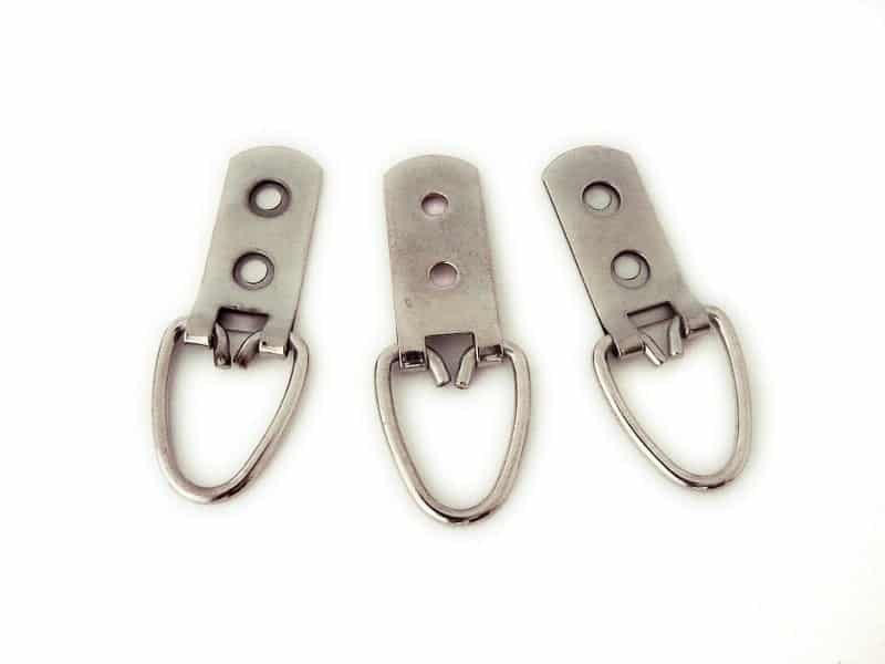 Chrome Plated Hooks with Screws (10 pieces)