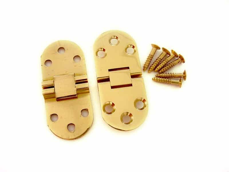 70mm x 30mm x 2.5mm hinges without lock (1 pair)