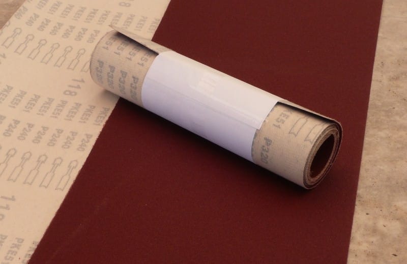 2m x 250mm Rolls 120 grit - Hardware for Creative Finishes - Veneer Inlay Australia