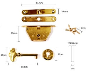 Premium Full Mortice Lock with Key -