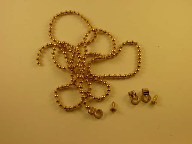 Ball Chain 1m - Hardware for Creative Finishes - Veneer Inlay Australia