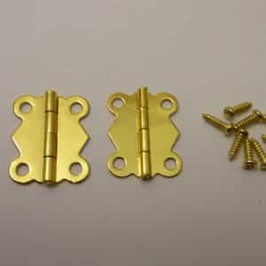 25mm Brass plated Butterfly Hinges