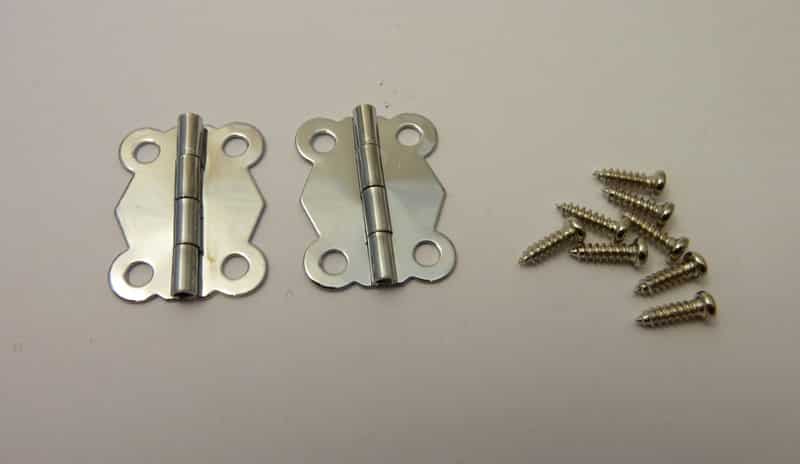 32mm Chrome plated Butterfly Hinges