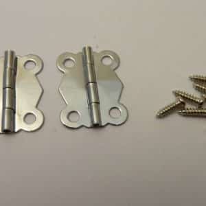 32mm Chrome plated Butterfly Hinges