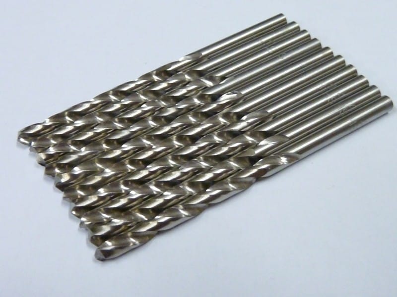 4.0mm Drill Bits High Speed Steel for Metal (10 pieces)