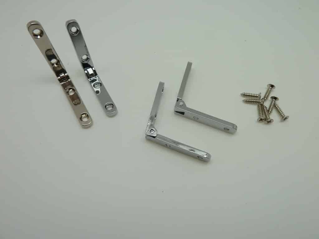 Strap Hinges 35mm x 6mm Chrome plated
