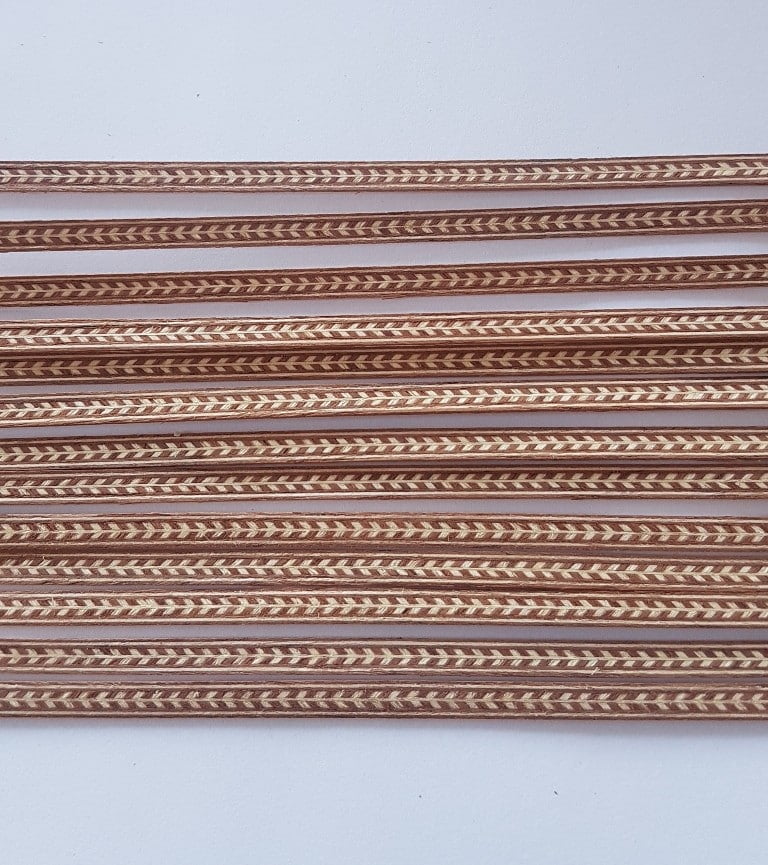 Veneer Inlay Lengths - Baker's Dozen A2058a
