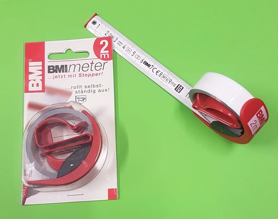 Quick Pro Rollable 2 meter Tape Measure