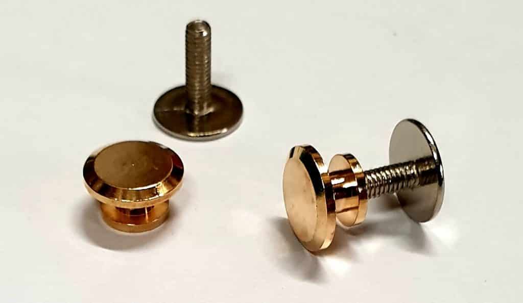 10mm Brass plated Knobs