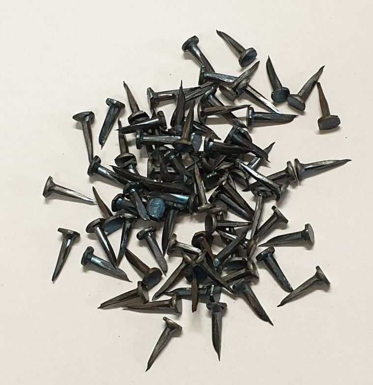 3/8" Blued Upholstery Tacks - Hardware for Creative Finishes - Veneer Inlay Australia