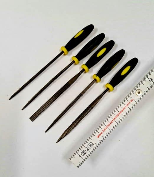 Small Rasp Set 120mm 5-piece Rasp Set with Handles - Hardware For Creative Finishes