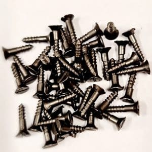 Wood Screws 1/2" x 3g Steel, slotted countersunk Head